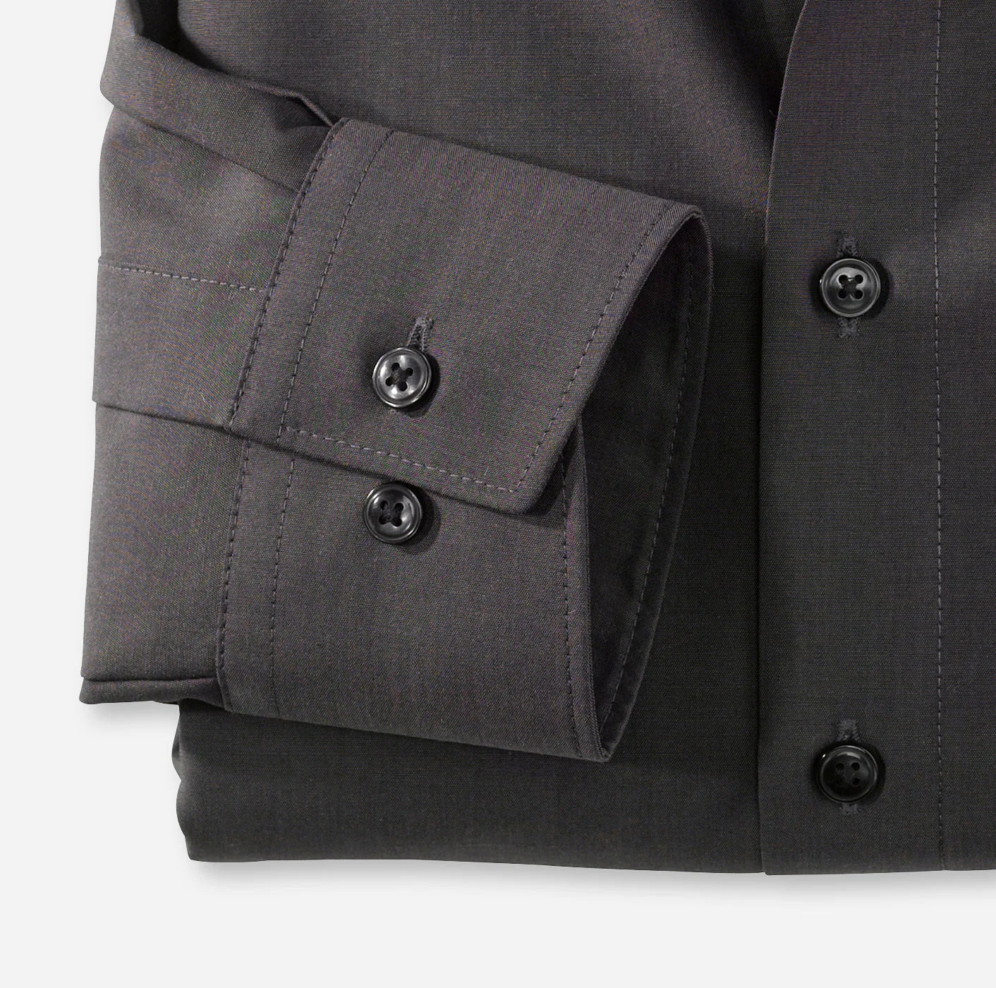 OLYMP CHAMBRAY LANGARM HEMD MODERN FIT ANTHRAZIT