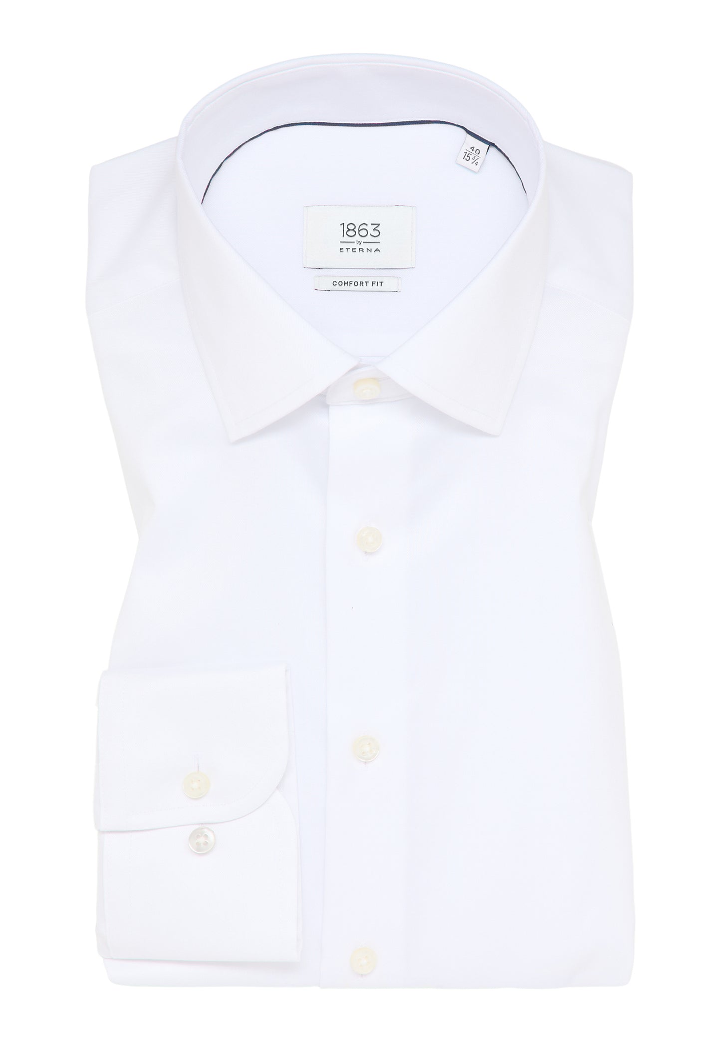 ETERNA LANGARM HEMD LUXURY SHIRT COMFORT FIT WEISS
