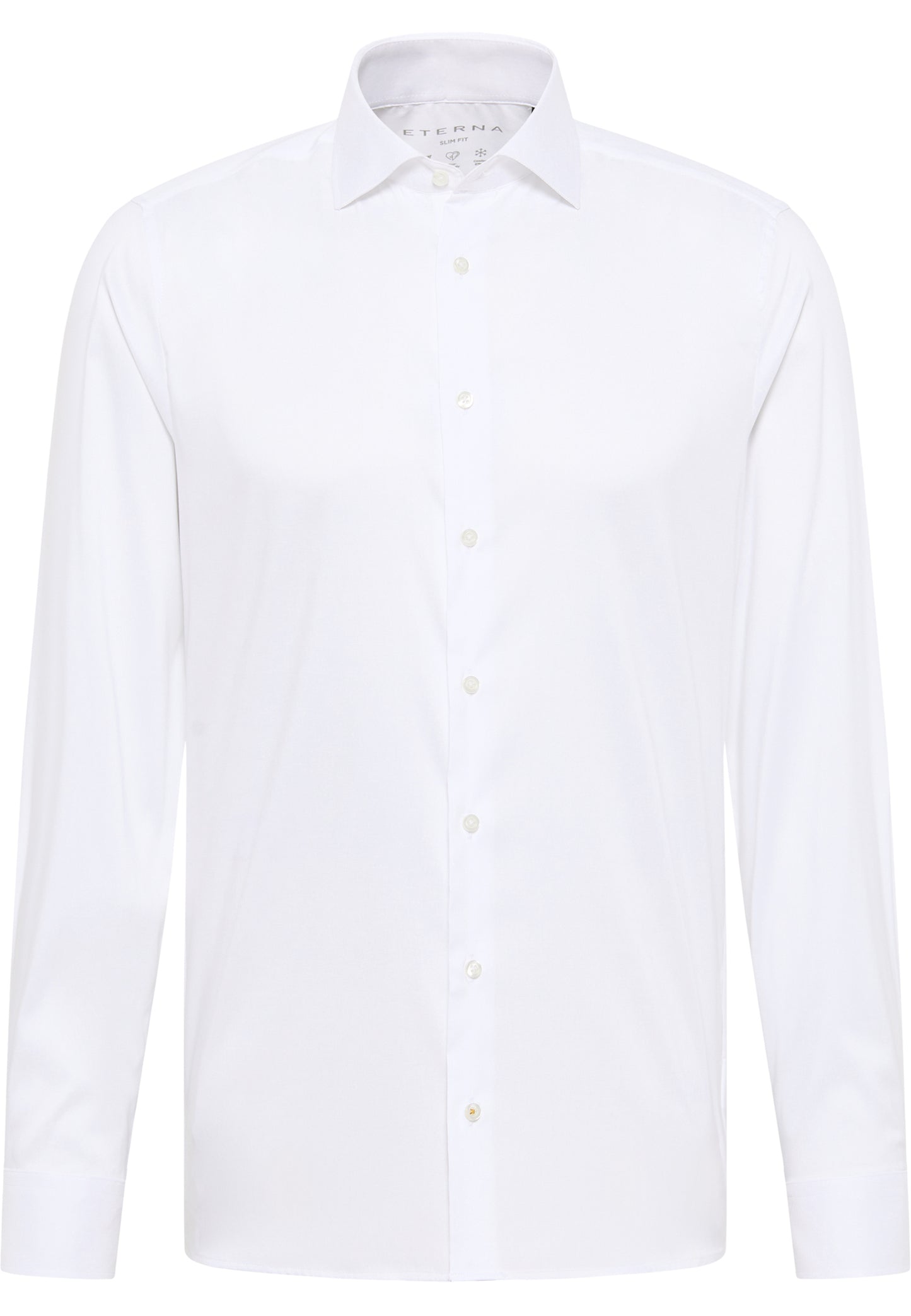 ETERNA LANGARM HEMD SLIM FIT PERFORMANCE SHIRT WEISS