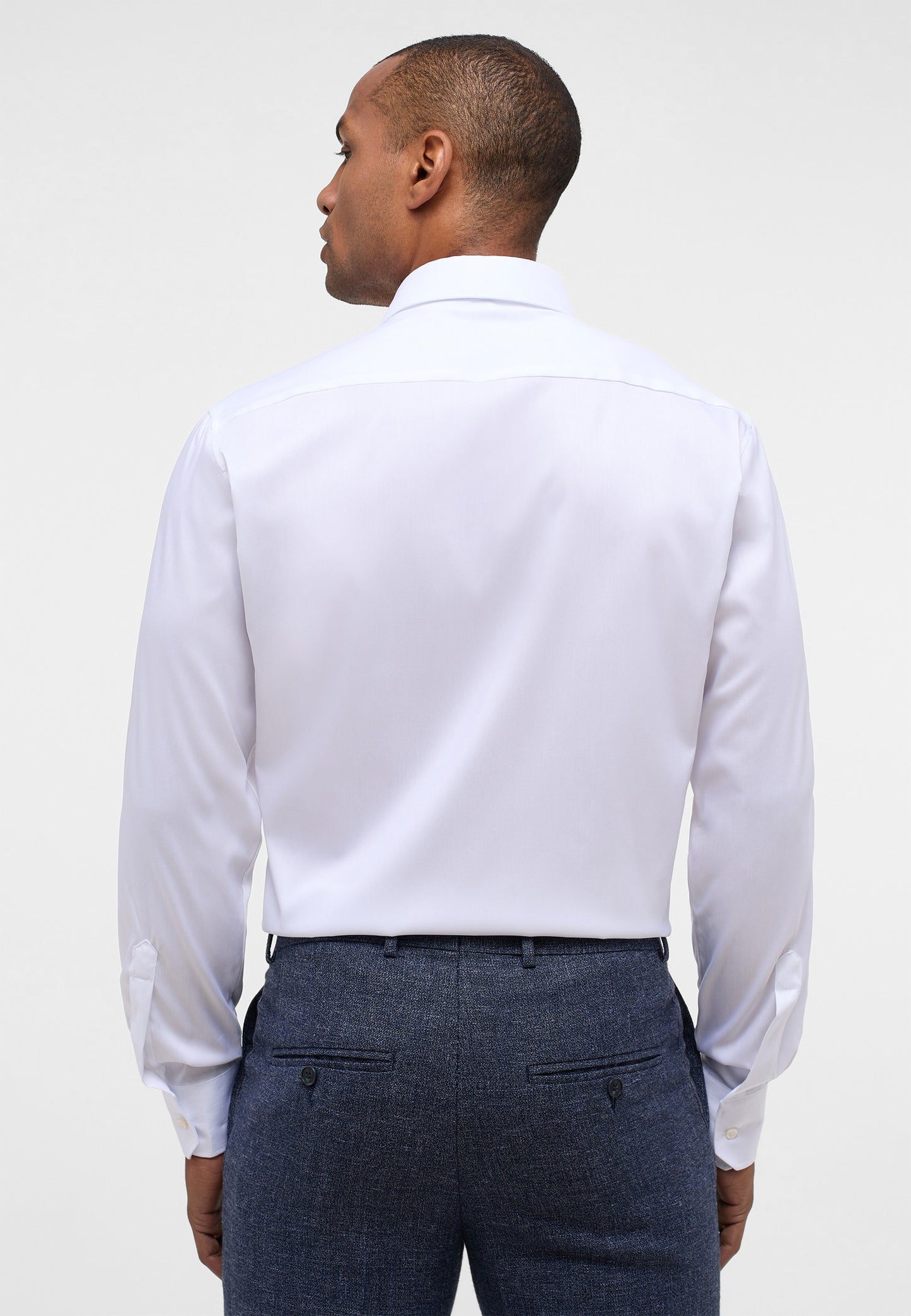 ETERNA LANGARM HEMD MODERN FIT PERFORMANCE SHIRT STRETCH WEISS