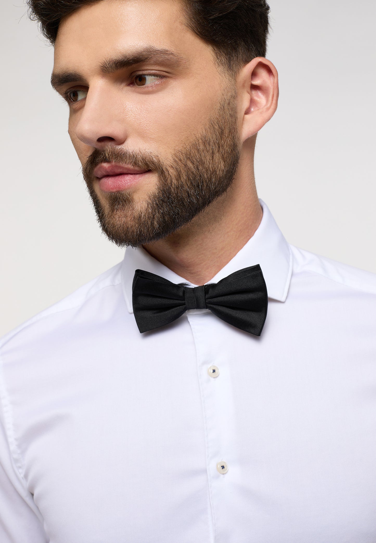 ETERNA LANGARM HEMD SLIM FIT SOFT LUXURY SHIRT WEISS