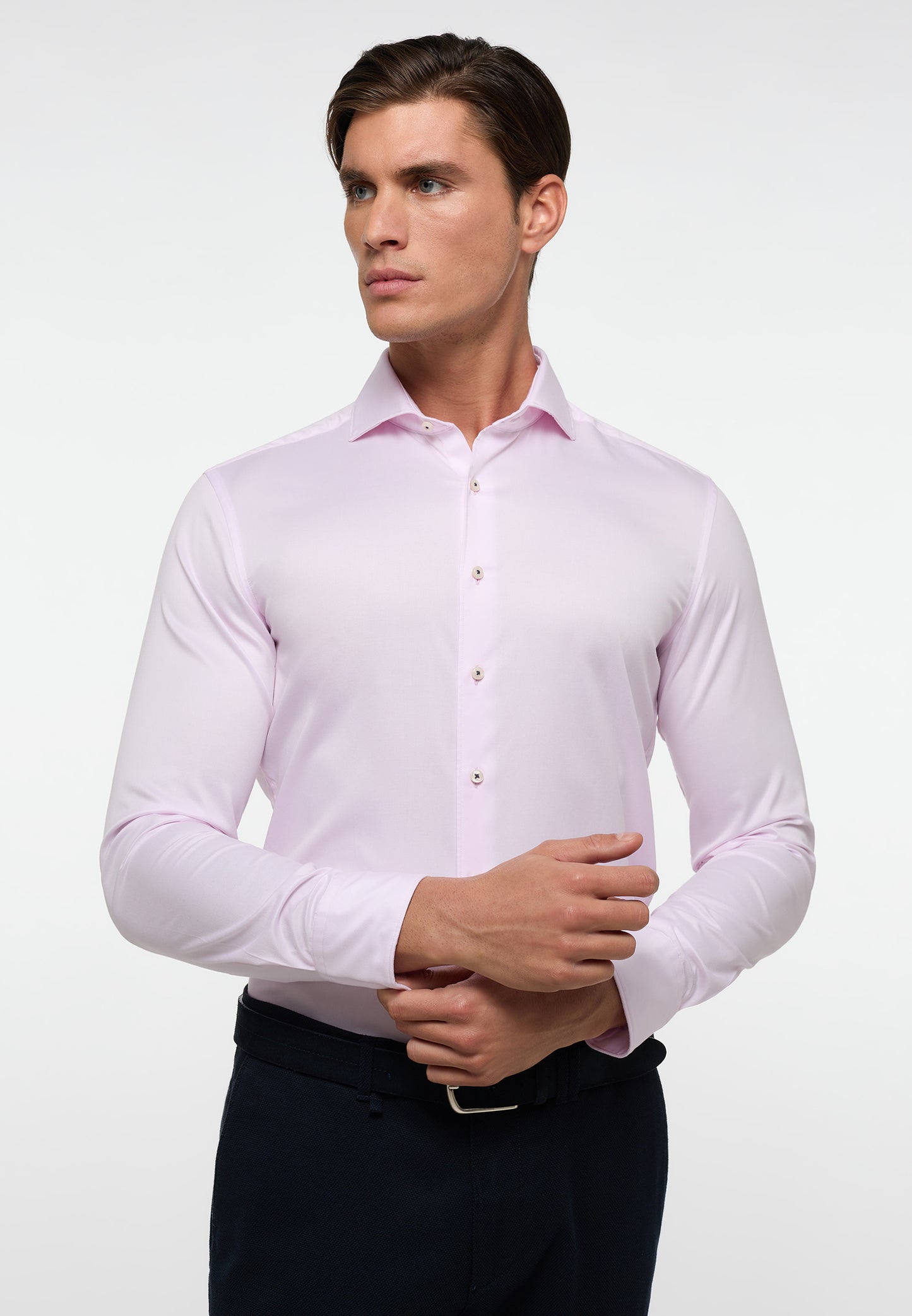 ETERNA LANGARM HEMD SLIM FIT SOFT LUXURY SHIRT ROSA