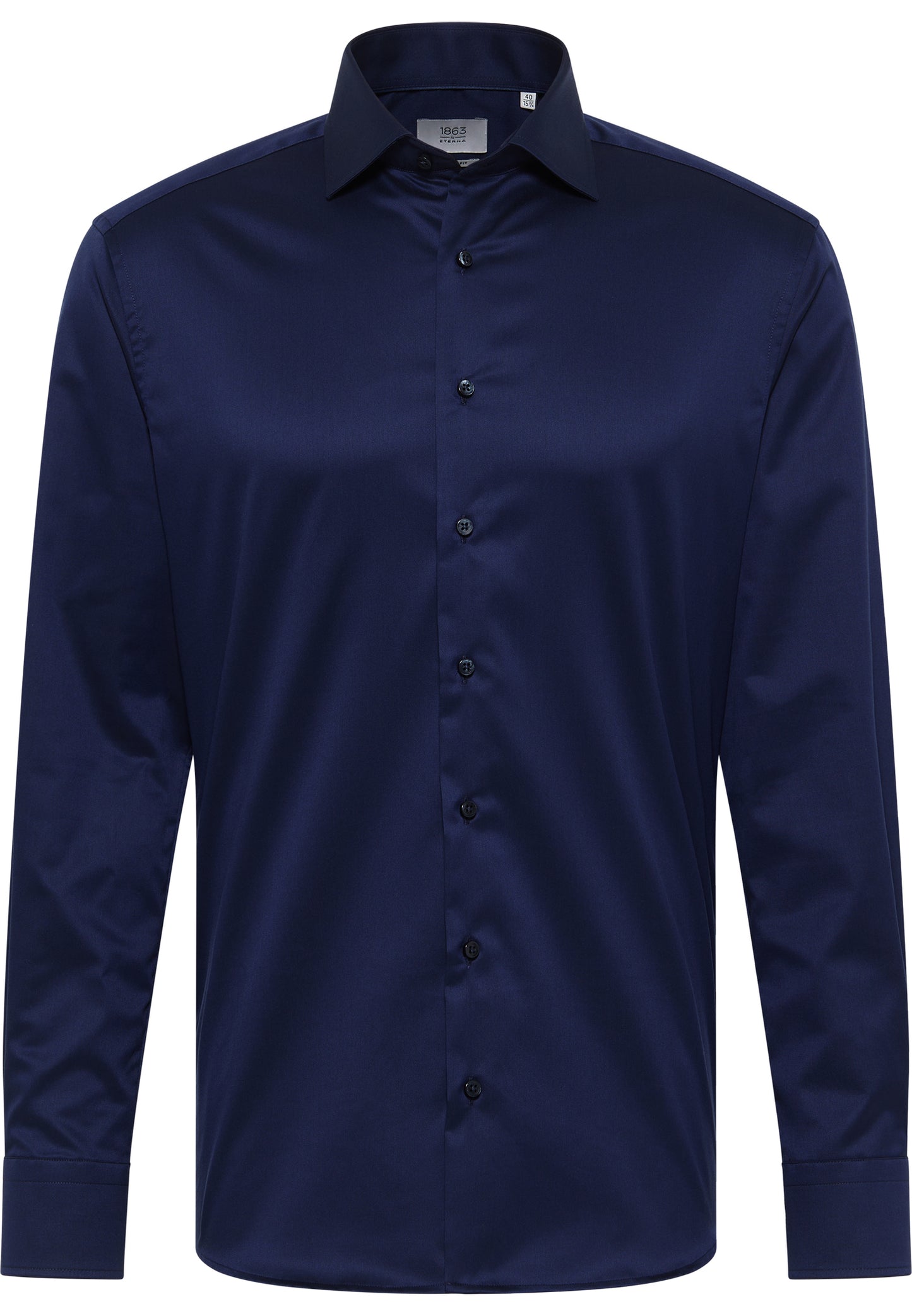 ETERNA LANGARM HEMD LUXURY SHIRT MODERN FIT BLAU