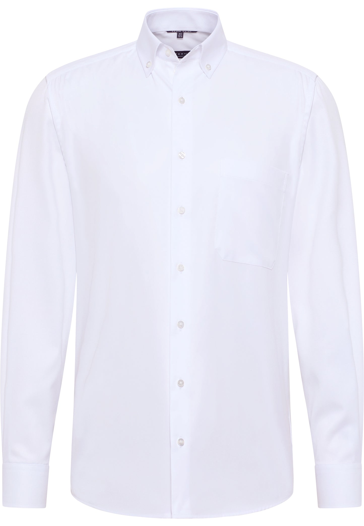 ETERNA LANGARM HEMD COMFORT FIT COVER SHIRT WEISS
