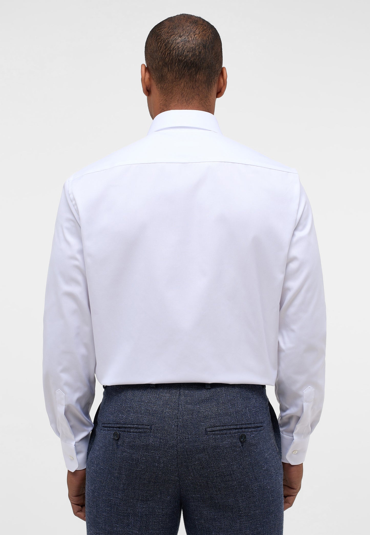 ETERNA LANGARM HEMD COMFORT FIT COVER SHIRT WEISS