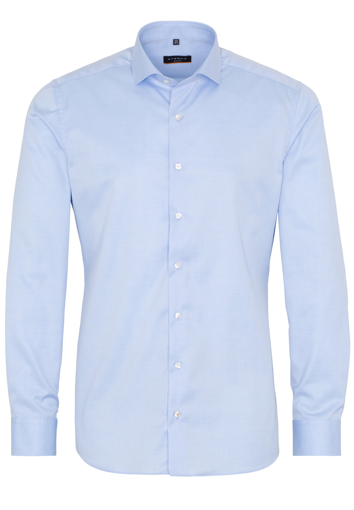 ETERNA LANGARM HEMD SLIM FIT COVER SHIRT TWILL BLAU