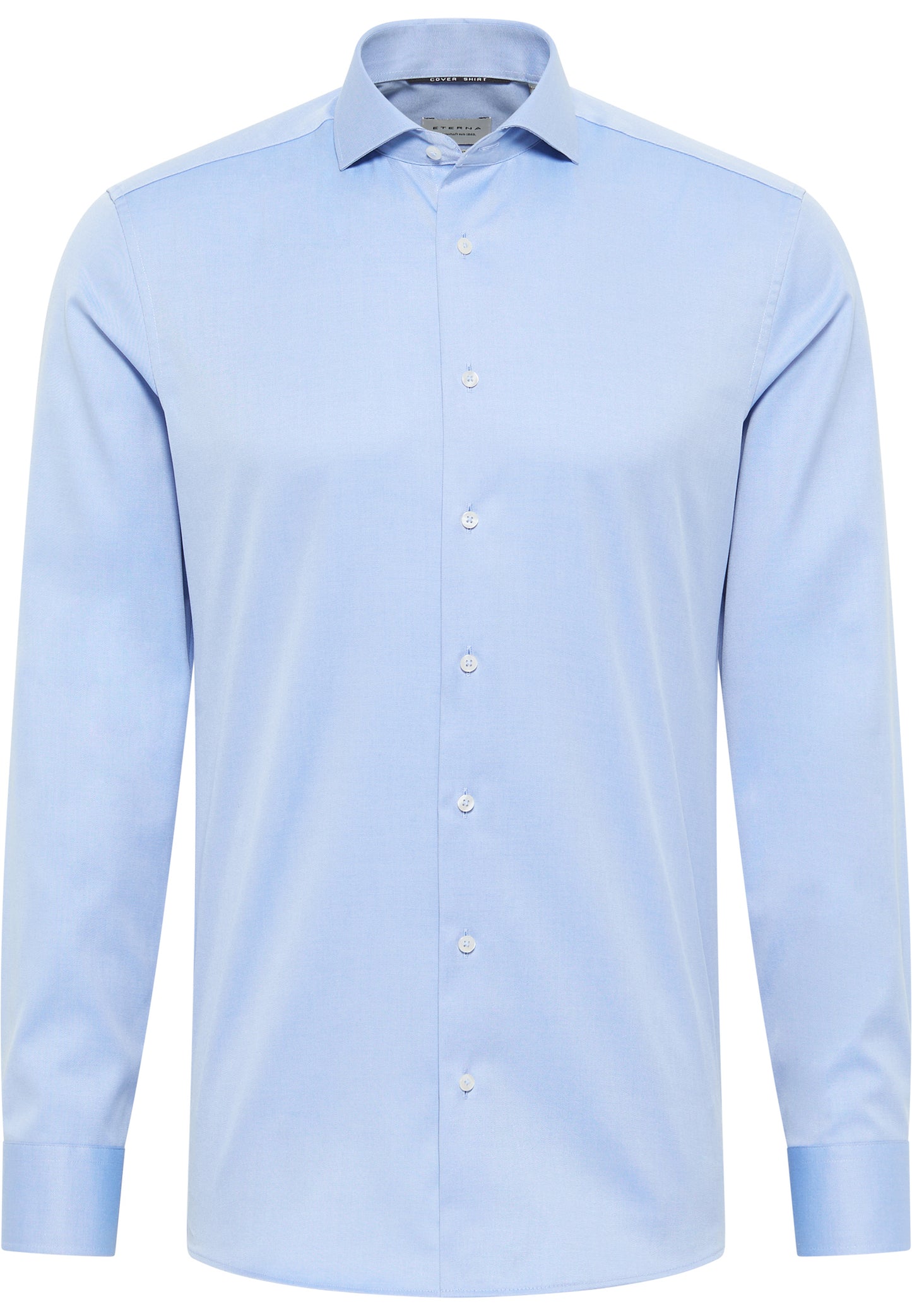ETERNA LANGARM HEMD SLIM FIT COVER SHIRT TWILL BLAU