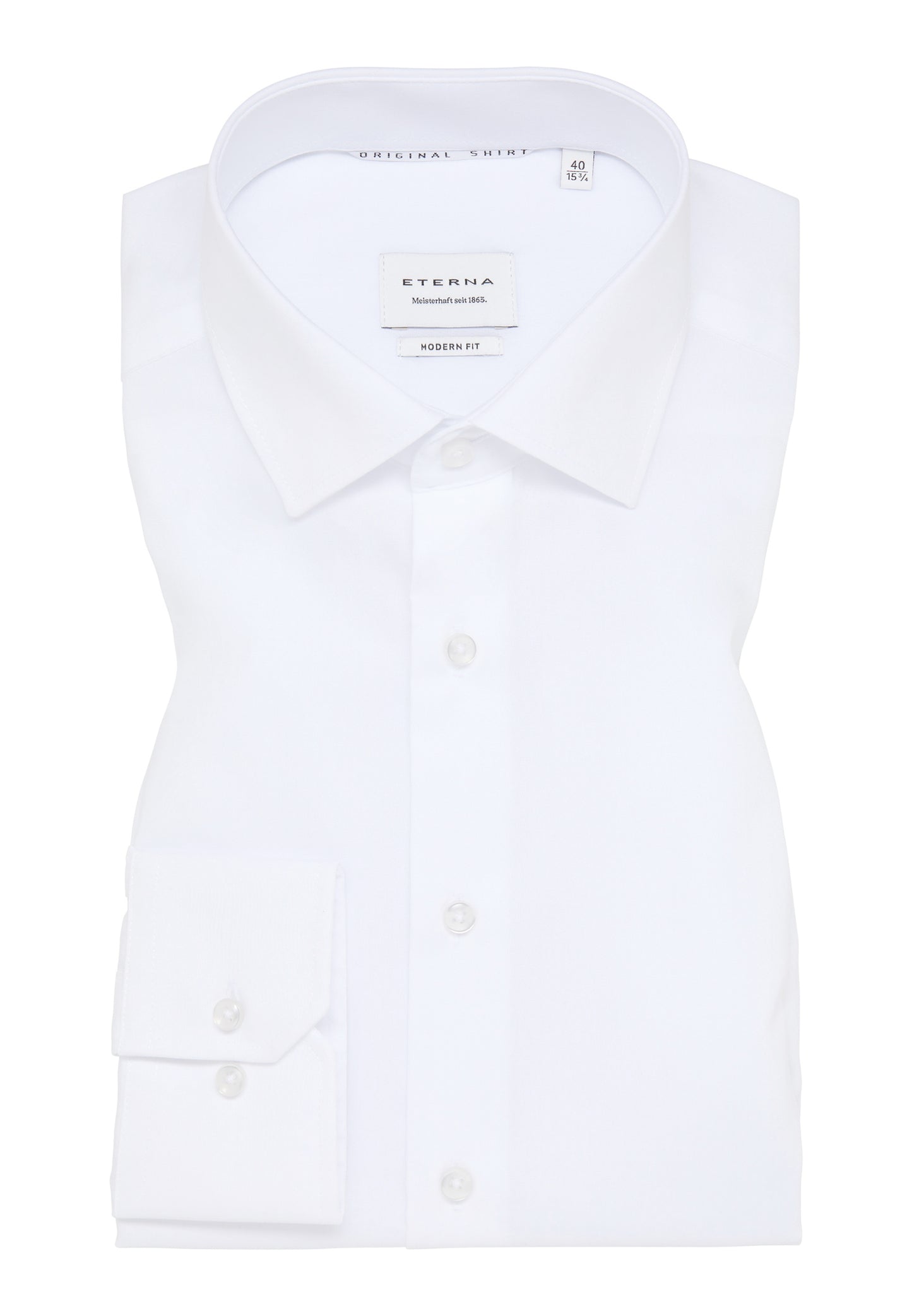 ETERNA LANGARM HEMD MODERN FIT ORIGINAL SHIRT WEISS