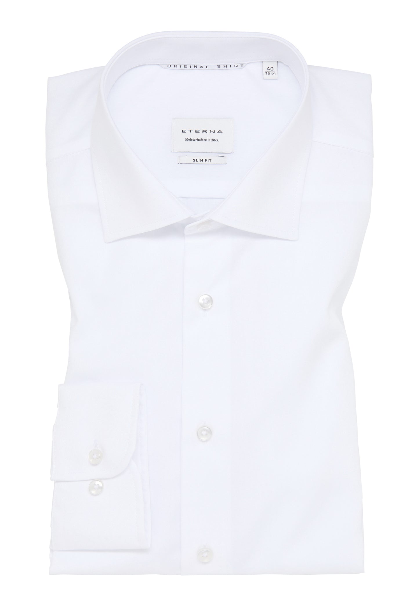 ETERNA LANGARM HEMD SLIM FIT ORIGINAL SHIRT WEISS