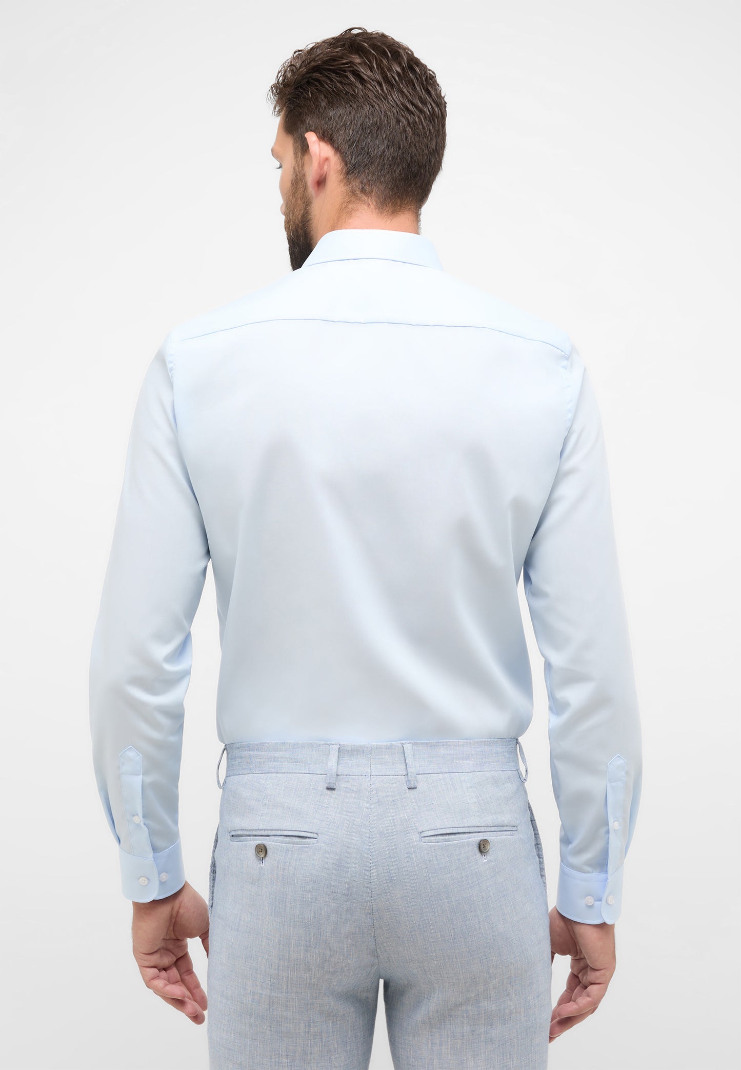 ETERNA LANGARM HEMD SLIM FIT ORIGINAL SHIRT BLAU