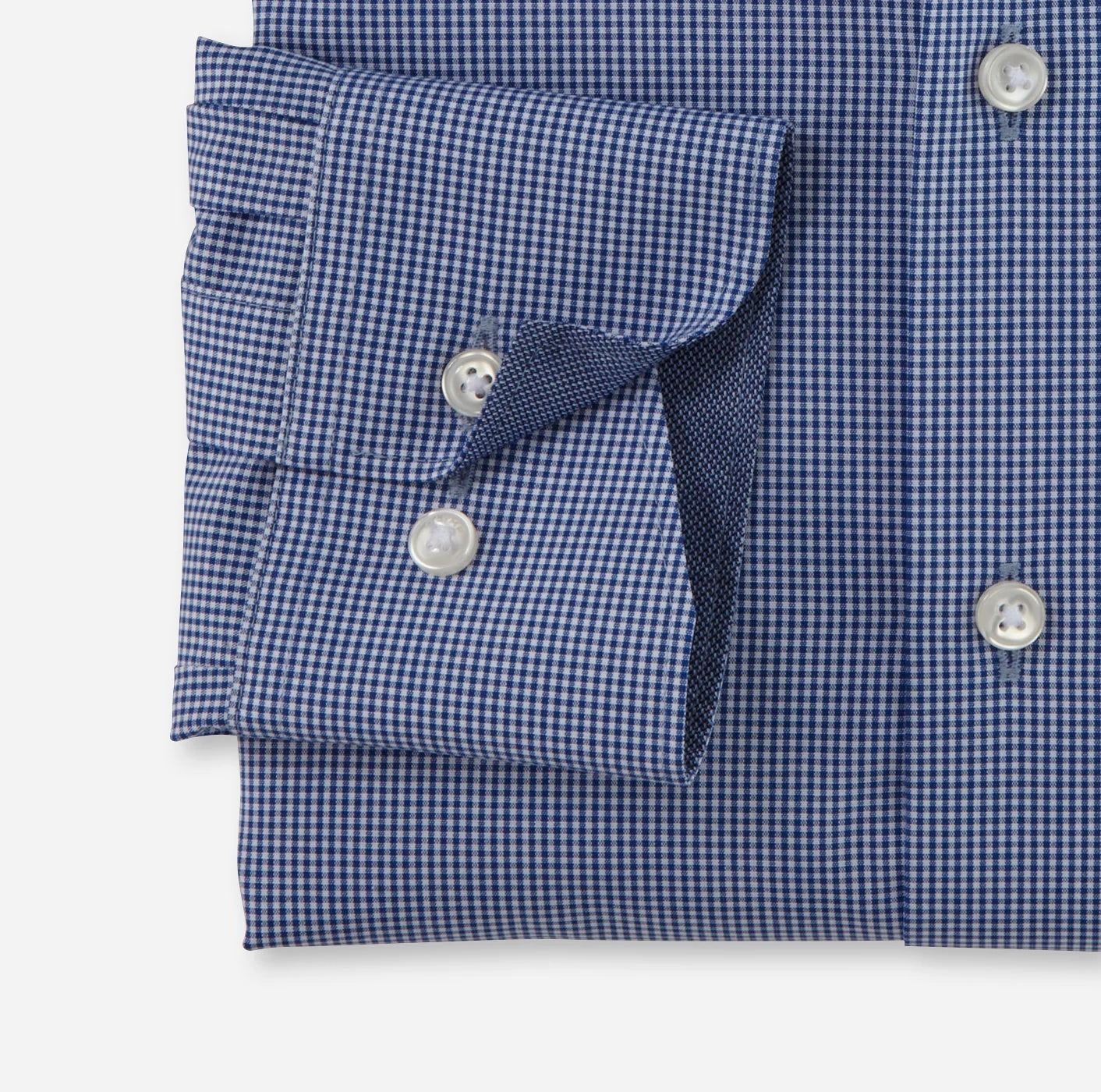 OLYMP KARO LANGARM HEMD MODERN FIT KARIERT ROYAL BLAU