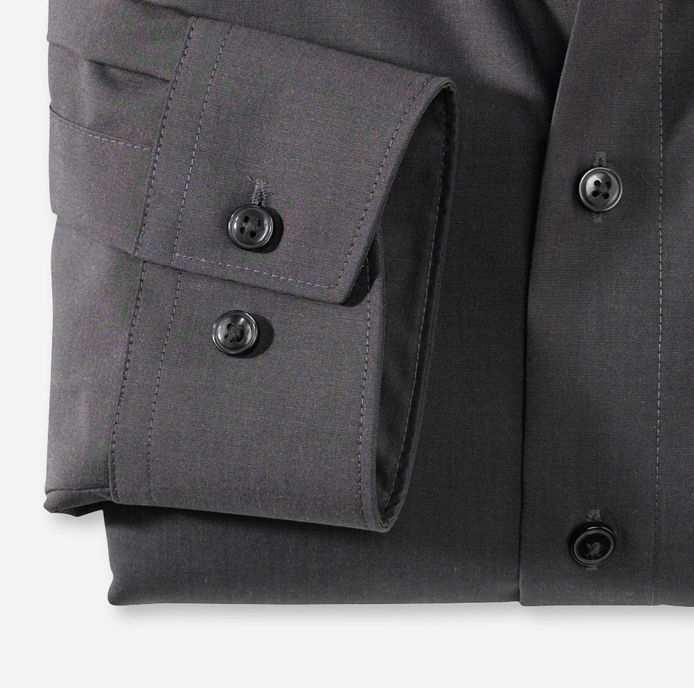 OLYMP LUXOR COMFORT FIT CHAMBRAY LANGARM HEMD ANTHRAZIT