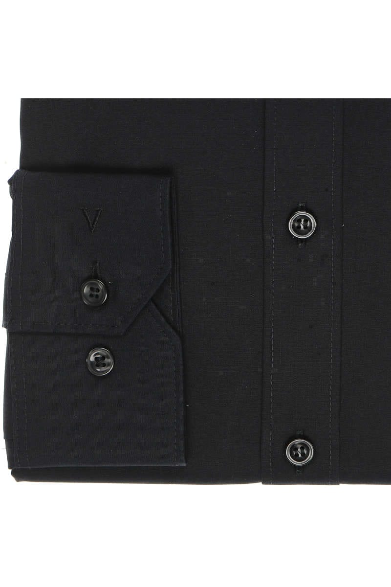 MARVELIS EXTRA LANGER ARM HEMD BODY FIT SCHWARZ