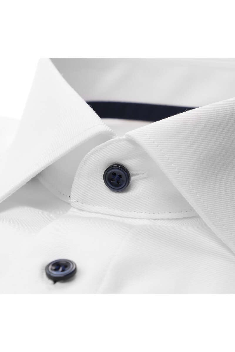 MARVELIS LANGARM HEMD FEINTWILL MODERN FIT WEISS MIT PATCHUNG