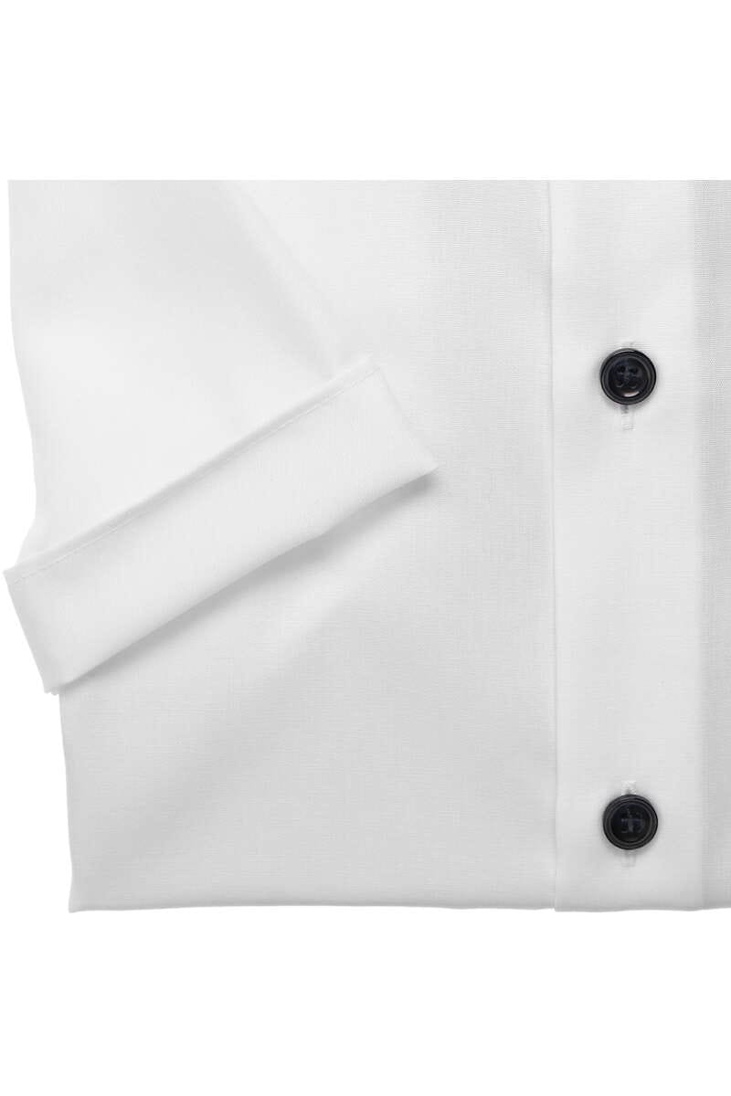 MARVELIS KURZARM HEMD BODY FIT WEISS MIT PATCHUNG