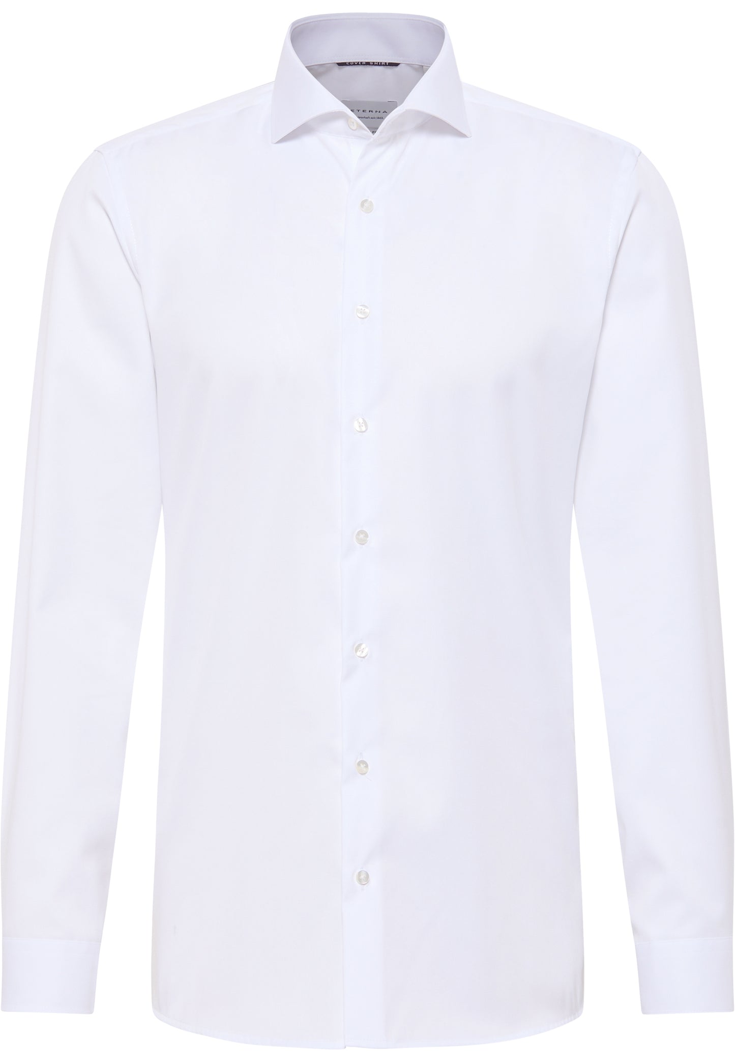 ETERNA LANGARM HEMD SLIM FIT COVER SHIRT TWILL WEISS