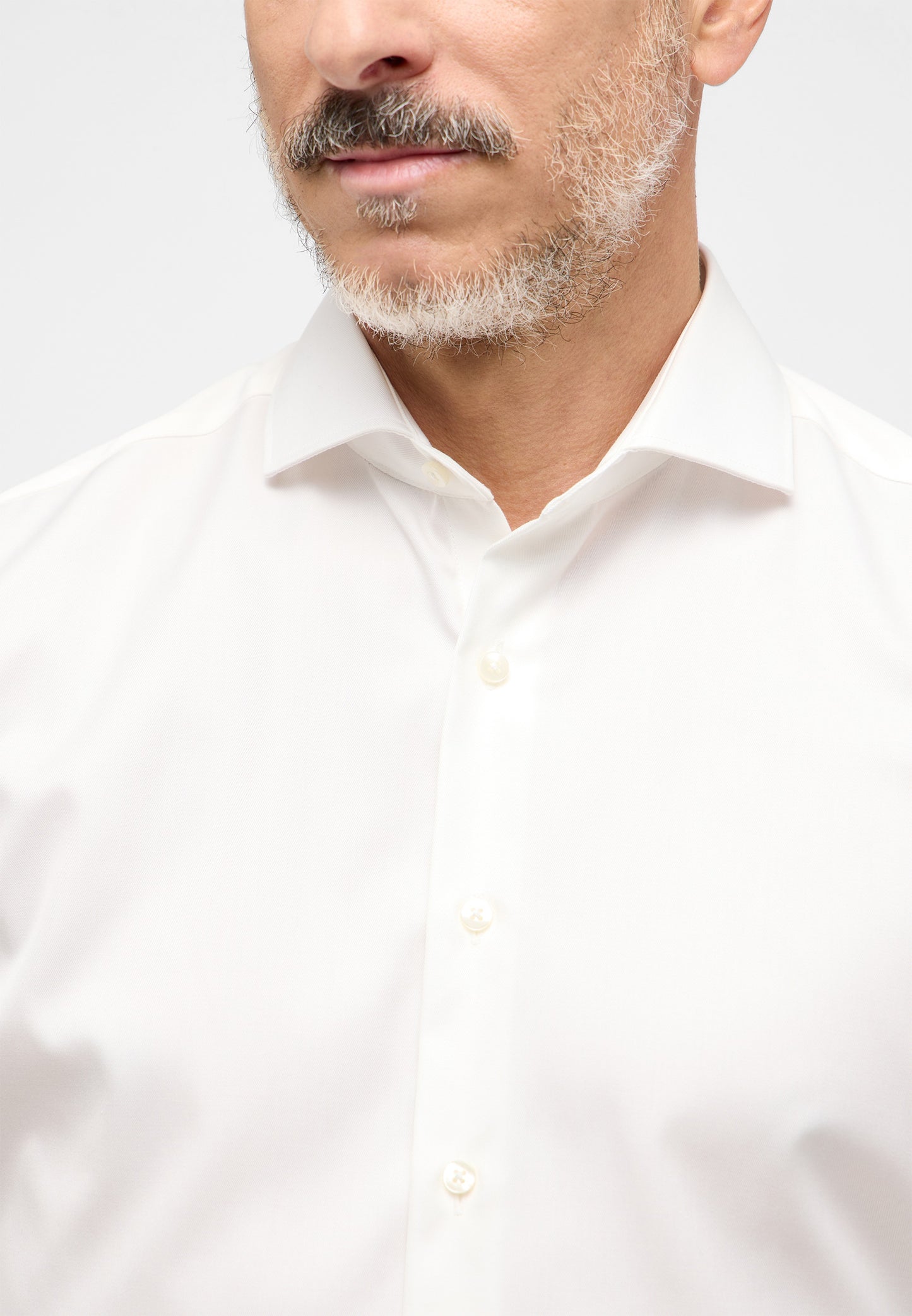 ETERNA LANGARM HEMD SLIM FIT COVER SHIRT TWILL BEIGE