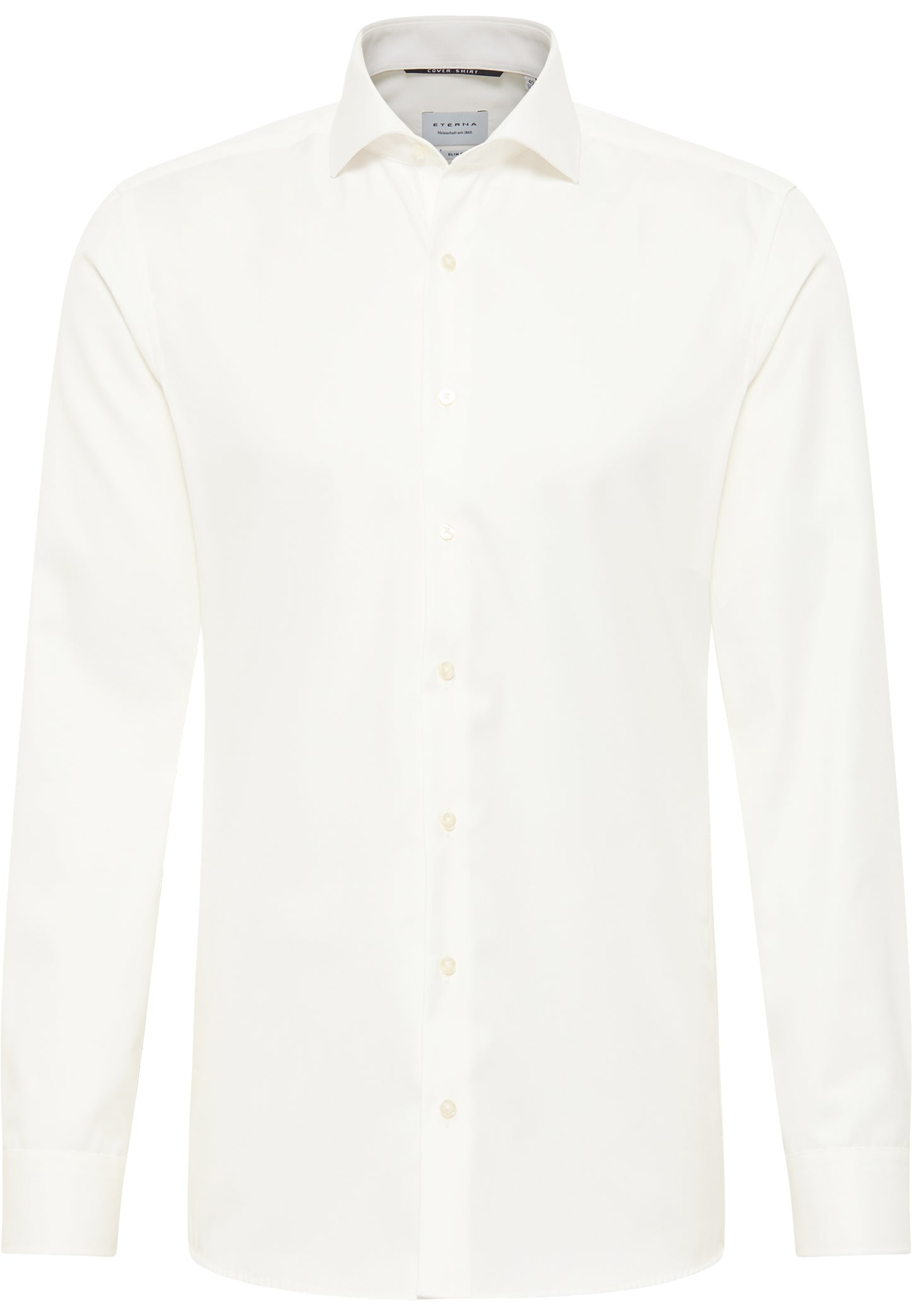 ETERNA LANGARM HEMD SLIM FIT COVER SHIRT TWILL BEIGE