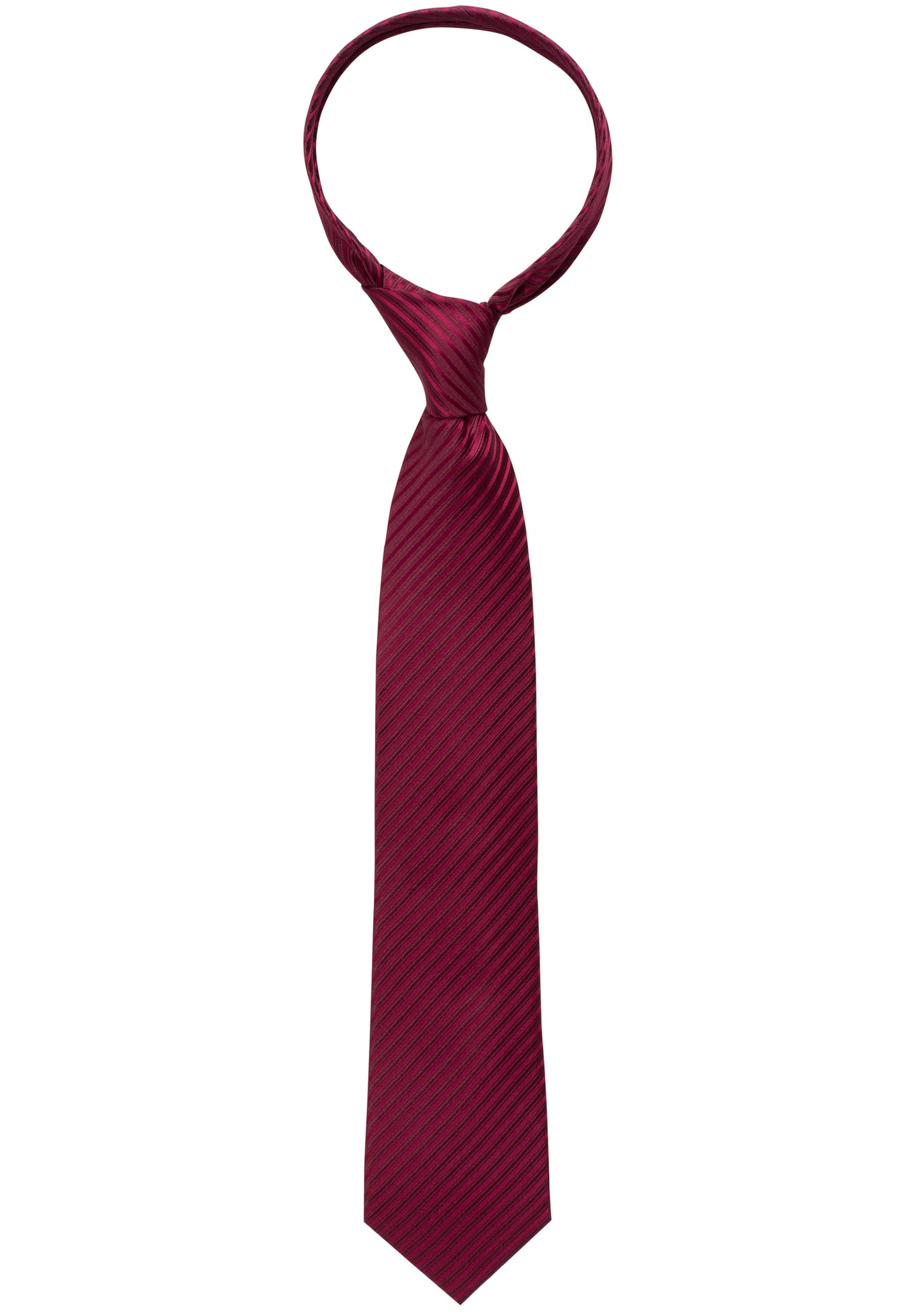 ETERNA KRAWATTE BORDEAUX UNIFARBEN BREIT 7,5CM
