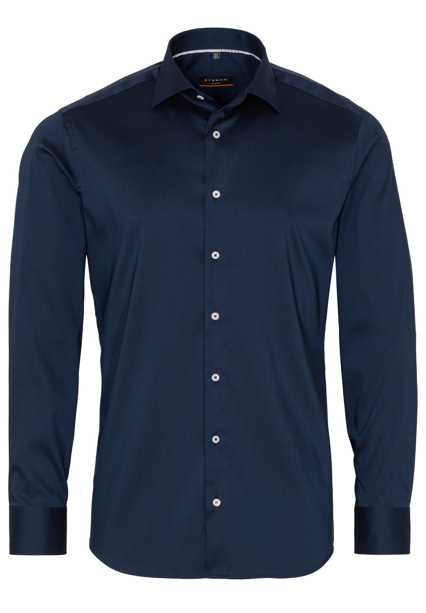 ETERNA LANGARM HEMD SLIM FIT PERFORMANCE SHIRT MARINE