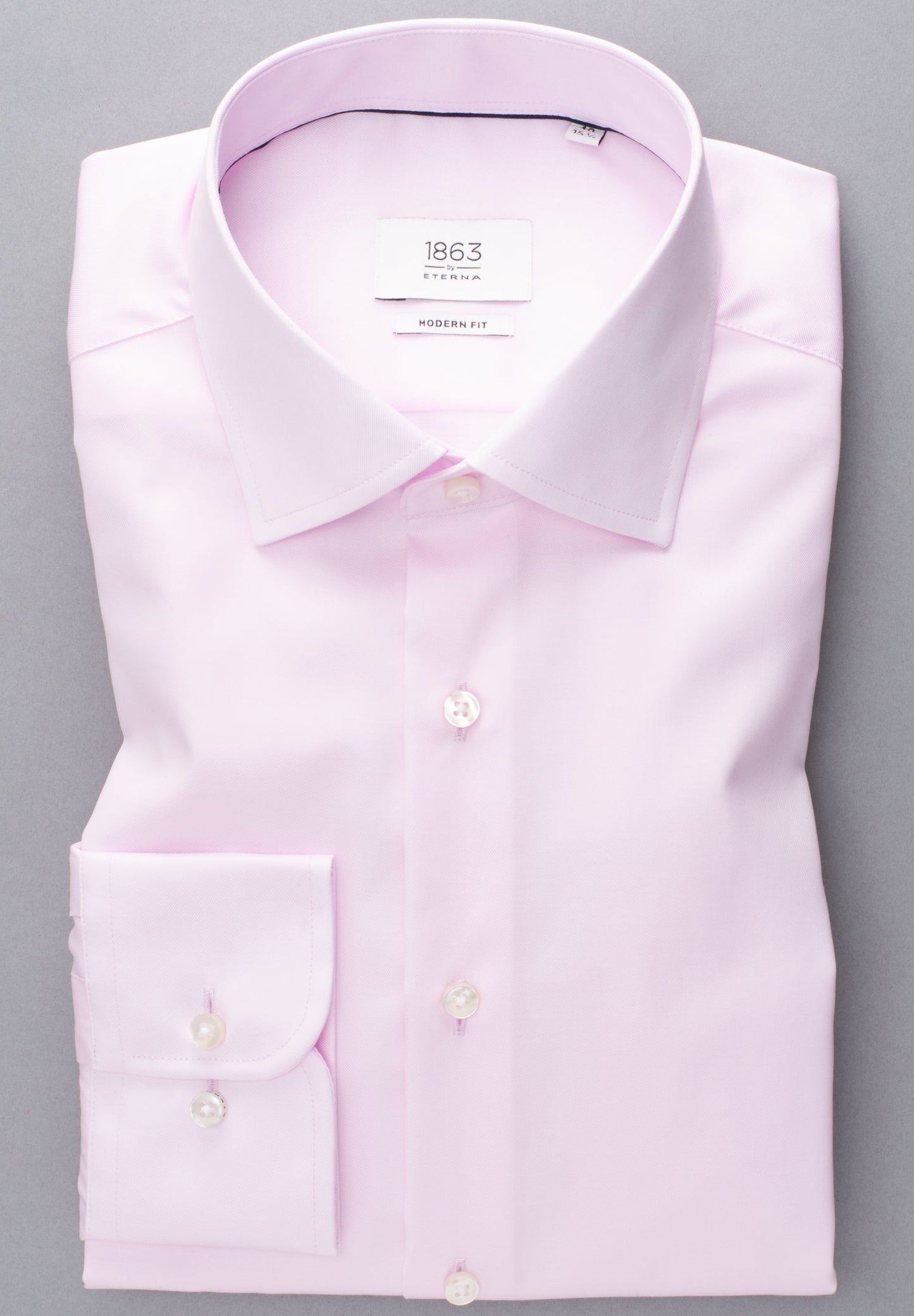ETERNA LANGARM HEMD LUXURY SHIRT MODERN FIT ROSA