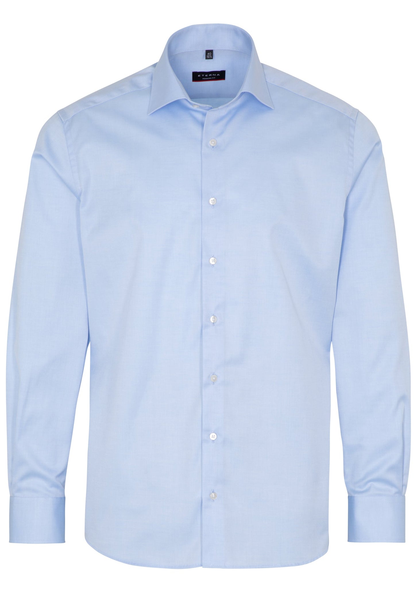 ETERNA LANGARM HEMD MODERN FIT COVER SHIRT HELLBLAU