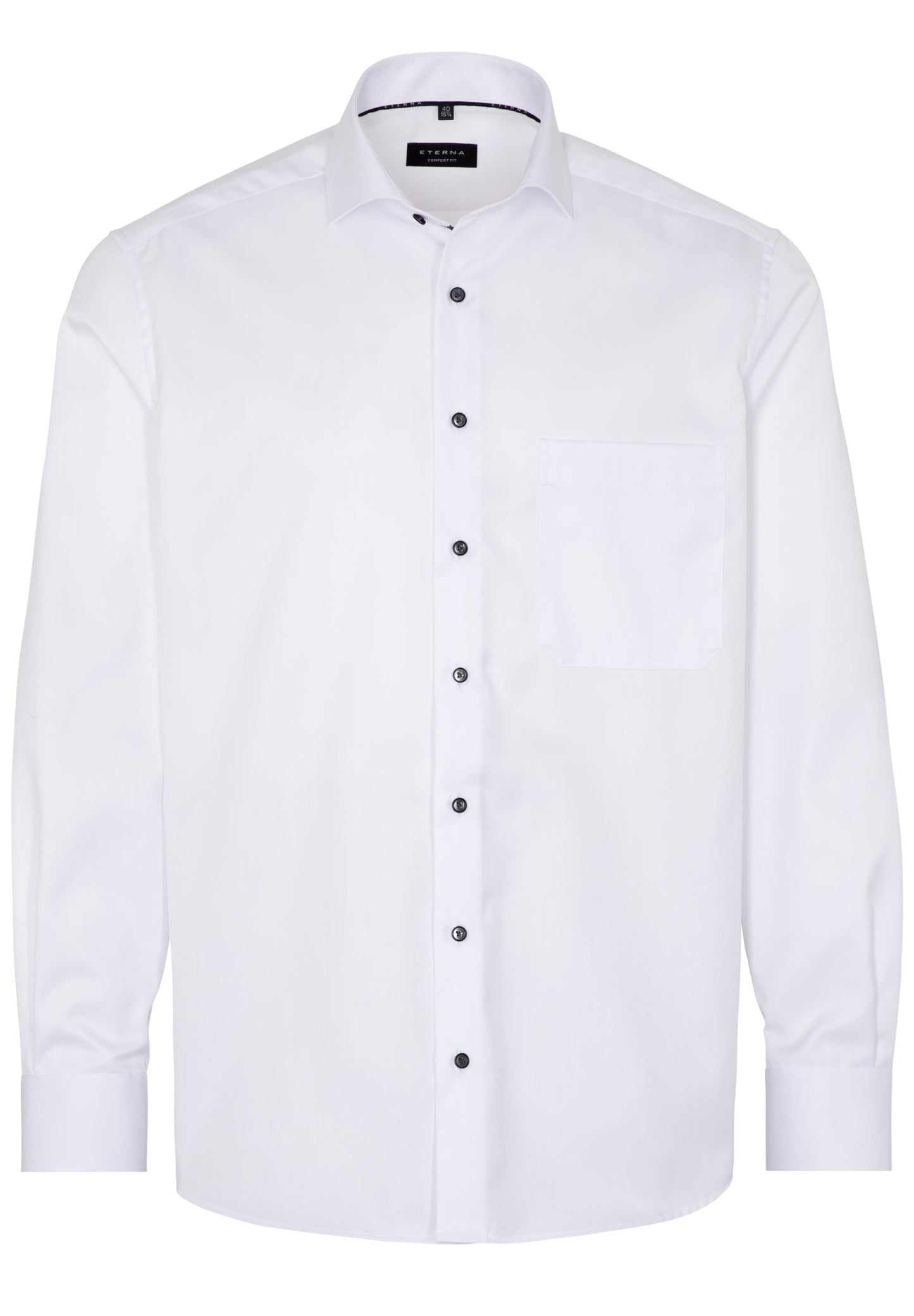 ETERNA LANGARM HEMD COMFORT FIT COVER SHIRT WEISS