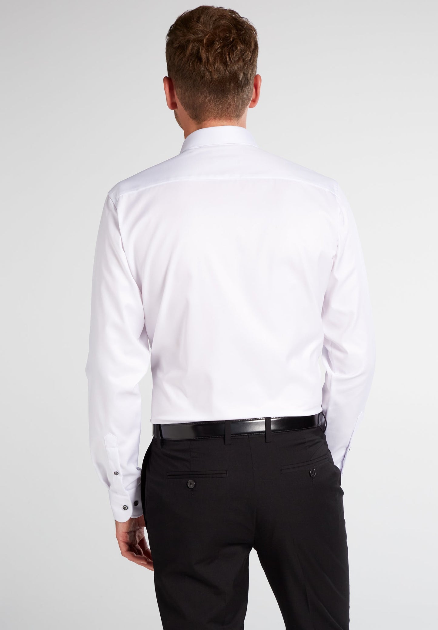 ETERNA LANGARM HEMD SLIM FIT COVER SHIRT WEISS