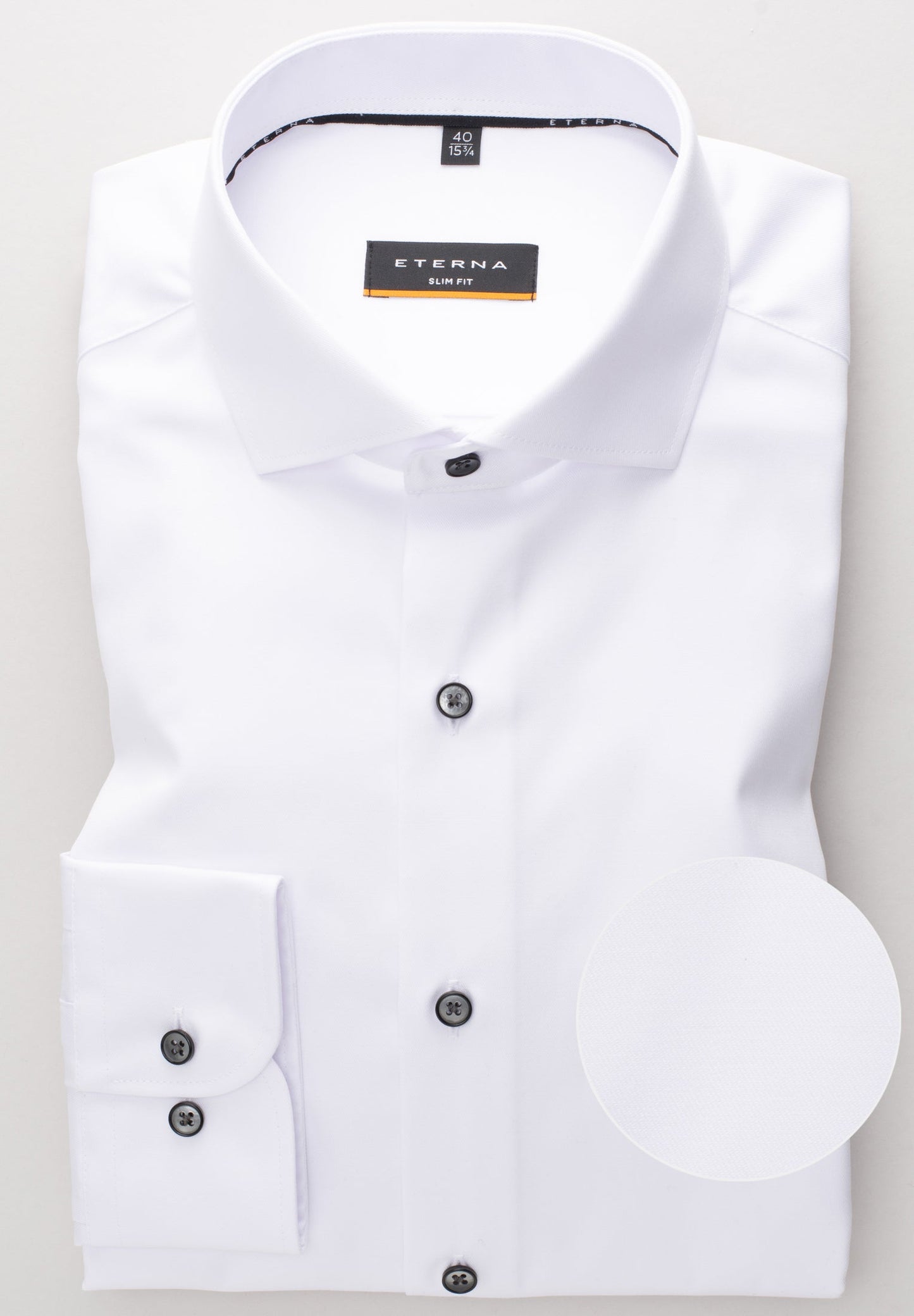 ETERNA LANGARM HEMD SLIM FIT COVER SHIRT WEISS