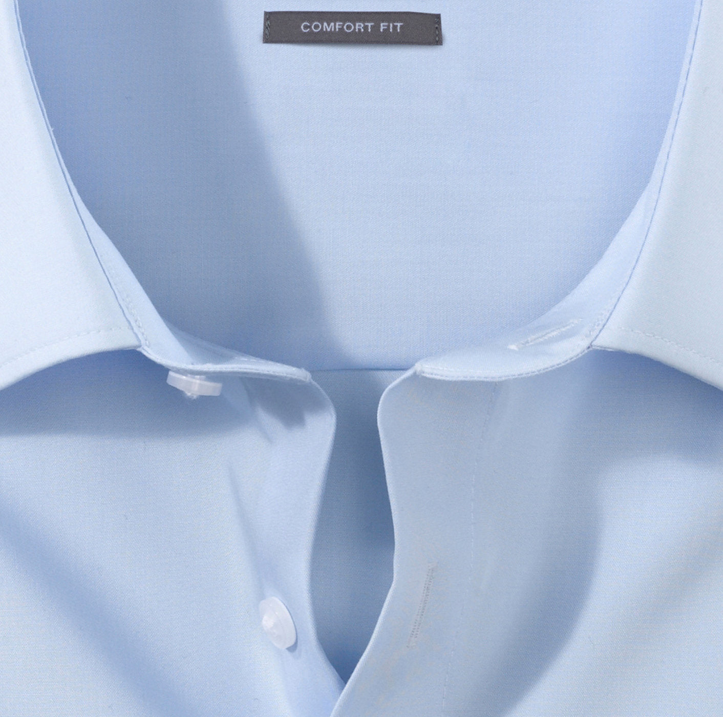 OLYMP LUXOR COMFORT FIT UNI LANGARM HEMD BLAU