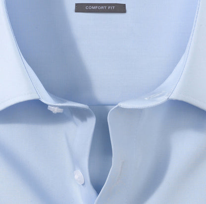 OLYMP LUXOR COMFORT FIT UNI LANGARM HEMD BLAU
