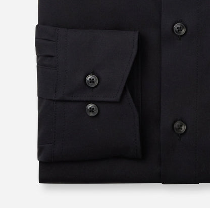 OLYMP LUXOR COMFORT FIT UNI LANGARM HEMD SCHWARZ