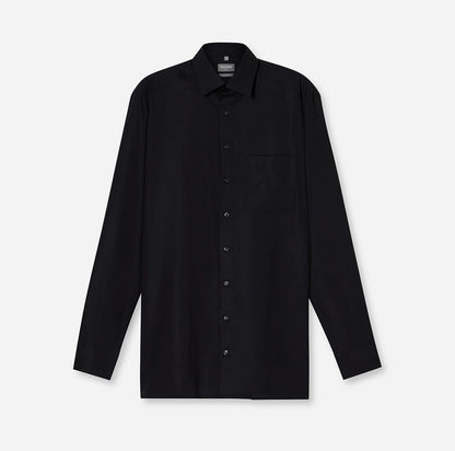 OLYMP LUXOR COMFORT FIT UNI LANGARM HEMD SCHWARZ