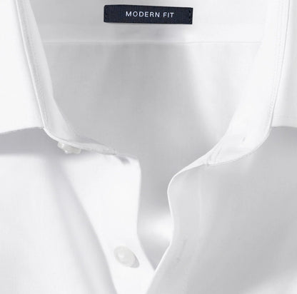 OLYMP UNI LANGARM HEMD MODERN FIT WEISS