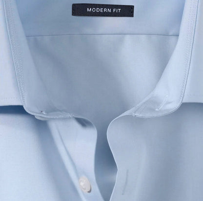 OLYMP UNI LANGARM HEMD MODERN FIT HELLBLAU
