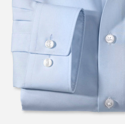 OLYMP UNI LANGARM HEMD MODERN FIT HELLBLAU
