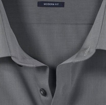 OLYMP FIL Á FIL LANGARM HEMD MODERN FIT MITTELGRAU