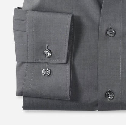 OLYMP FIL Á FIL LANGARM HEMD MODERN FIT MITTELGRAU