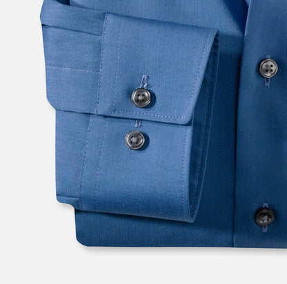 OLYMP CHAMBRAY LANGARM HEMD MODERN FIT INDIGO