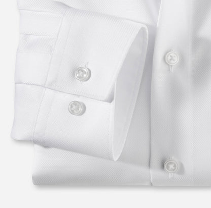 OLYMP NATTÉ LANGARM HEMD MODERN FIT WEISS