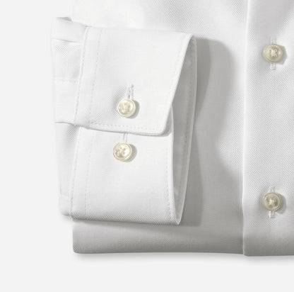 OLYMP TWILL LANGARM HEMD MODERN FIT WEISS