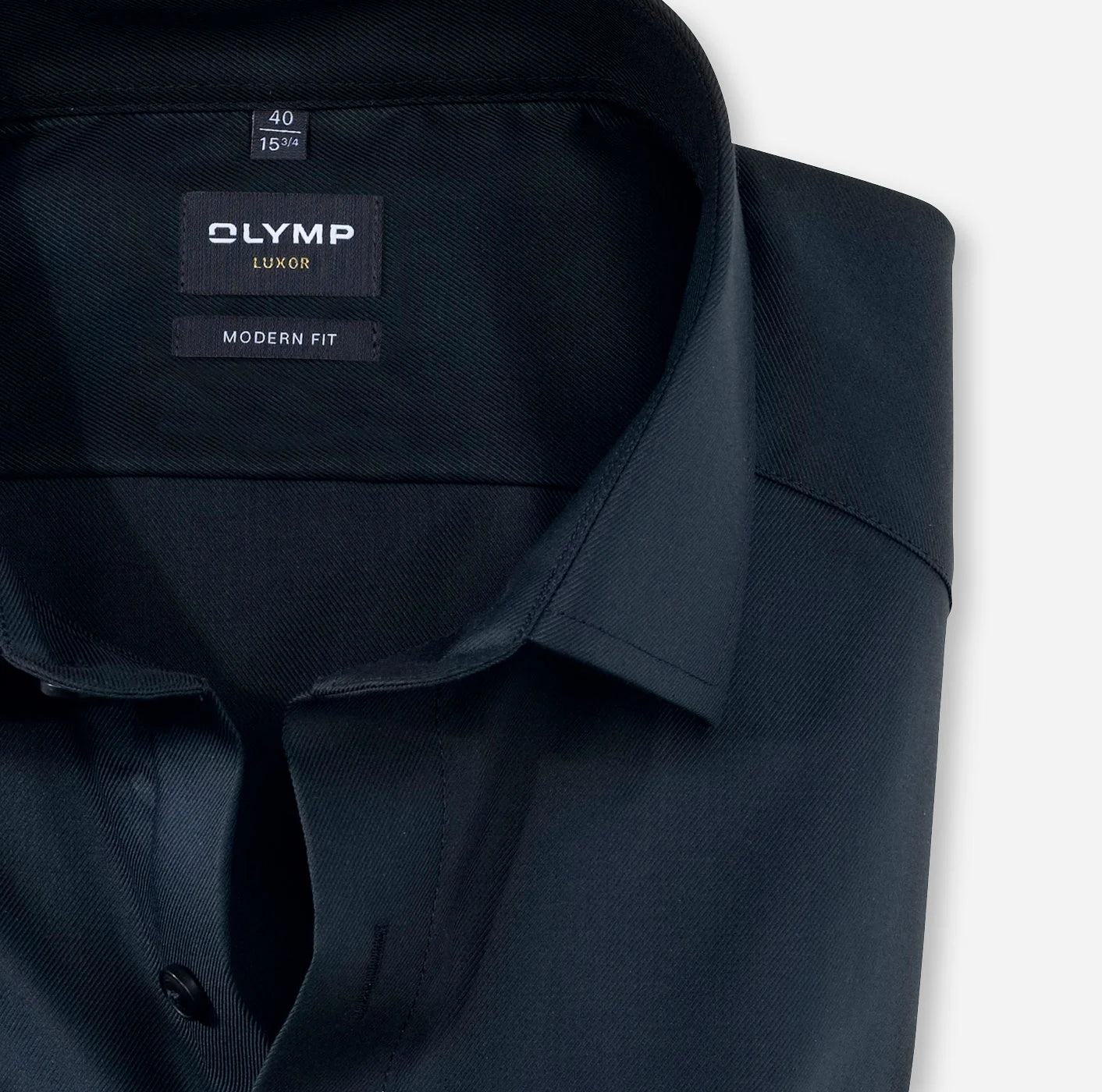 OLYMP TWILL LANGARM HEMD MODERN FIT NACHTBLAU