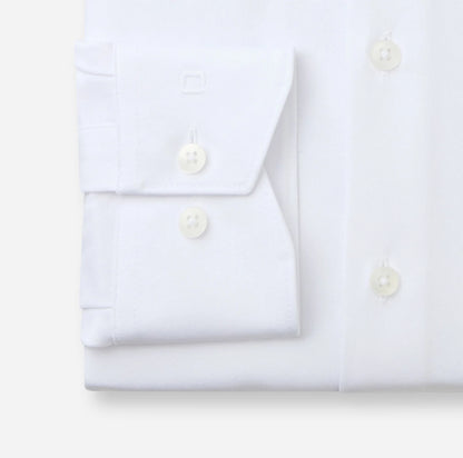 OLYMP TWILL LANGARM HEMD MODERN FIT WEISS