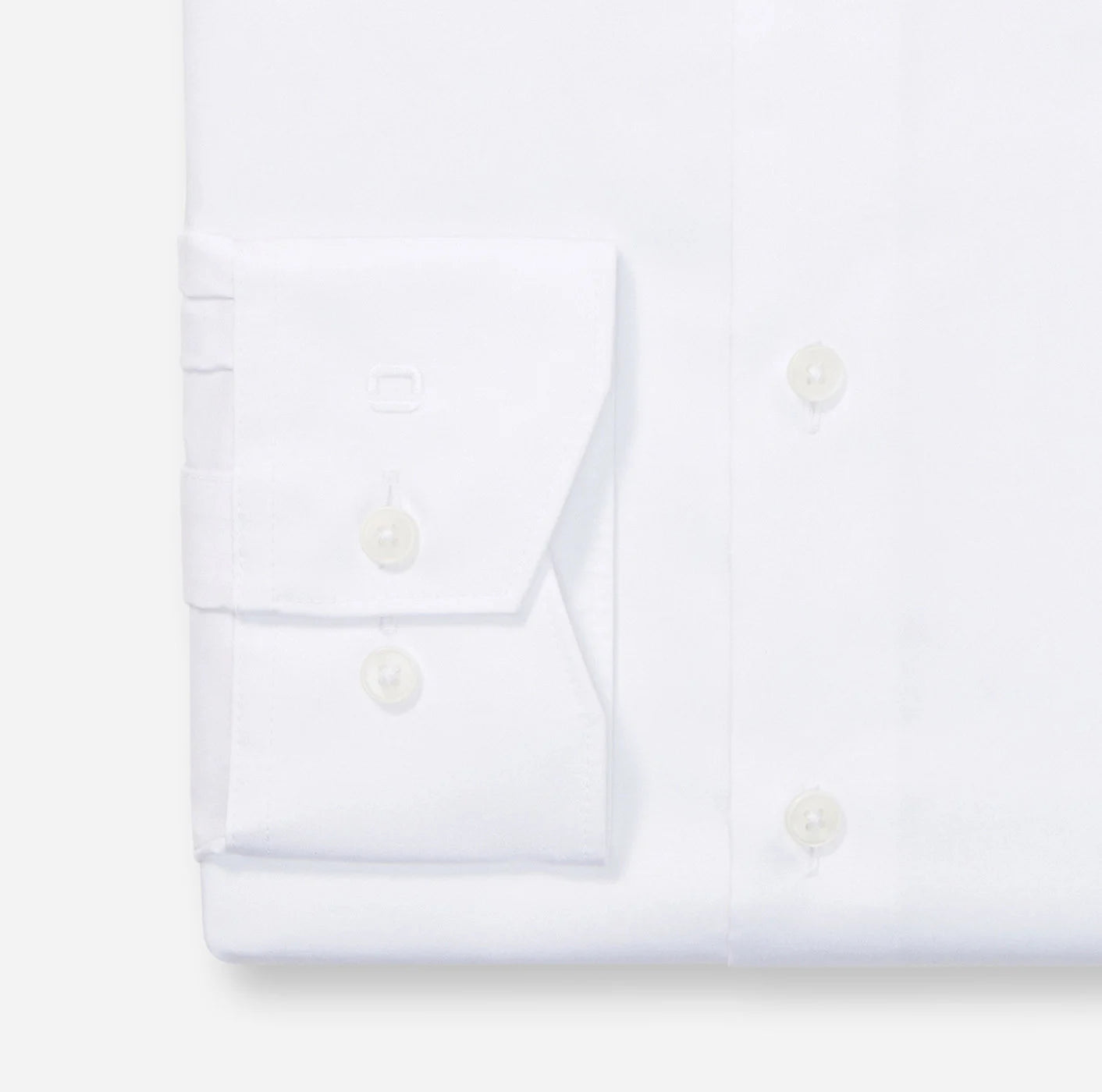 OLYMP SATIN LANGARM HEMD MODERN FIT WEISS