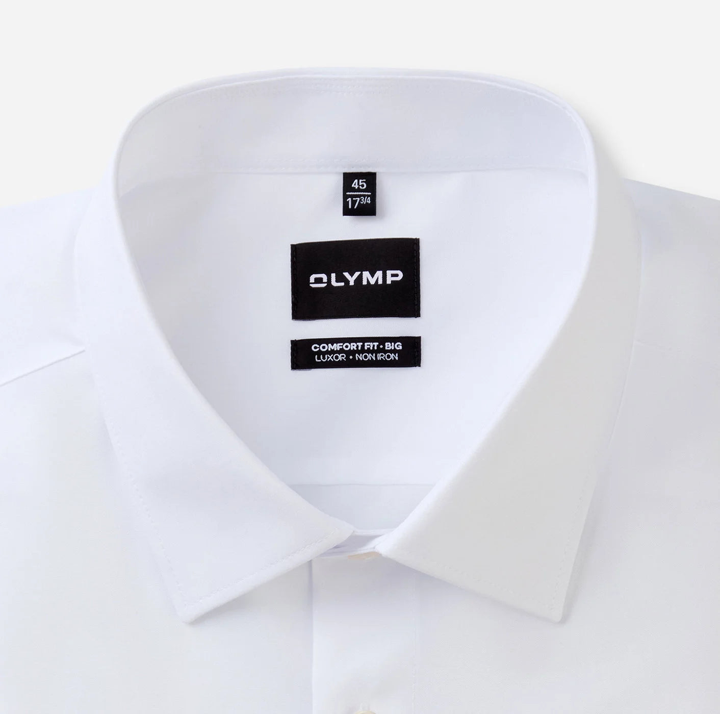 OLYMP LUXOR COMFORT FIT BIG UNI LANGARM HEMD WEISS