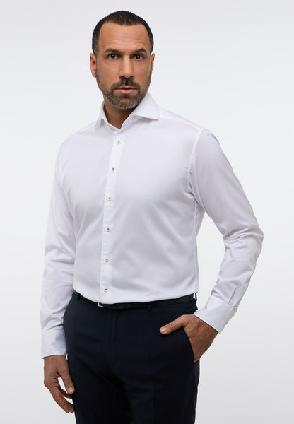 ETERNA LANGARM HEMD MODERN FIT SOFT LUXURY SHIRT WEISS