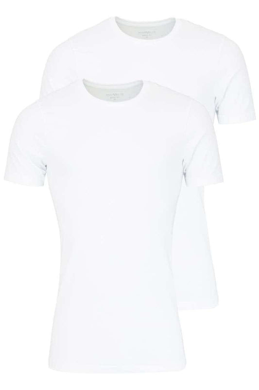 MARVELIS T-SHIRT KURZARM DOPPELPACK WEISS