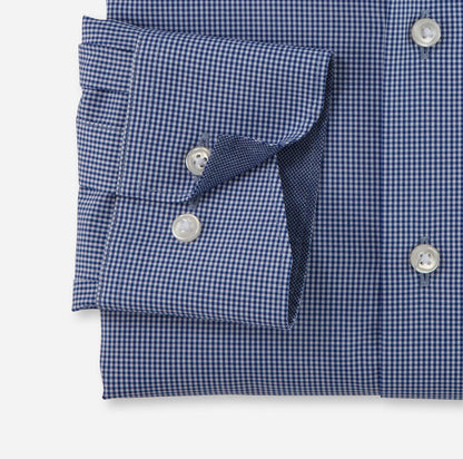 OLYMP KARO LANGARM HEMD MODERN FIT KARIERT ROYAL BLAU