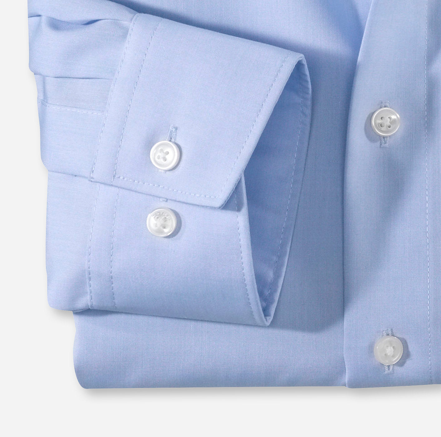 OLYMP LUXOR COMFORT FIT CHAMBRAY LANGARM HEMD HELLBLAU