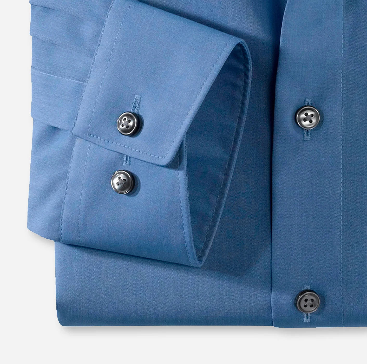 OLYMP LUXOR COMFORT FIT CHAMBRAY LANGARM HEMD BLAU